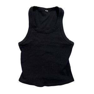 ALO Yoga Goddess Ribbed Go-To Tank Top in Black
